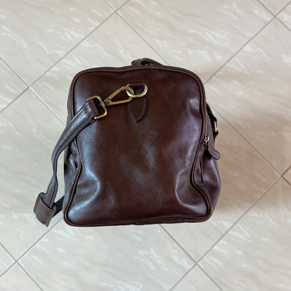 #2222 BRAND NEW Old Angler Leather Duffel Bag & Terrida Luxury Toiletry Case - Picture 6 of 14